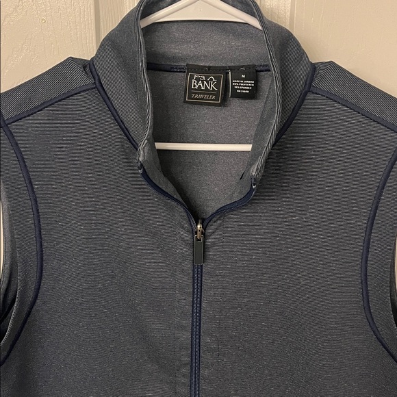 Jos. A. Bank Traveler Blue Vest - Picture 4 of 7
